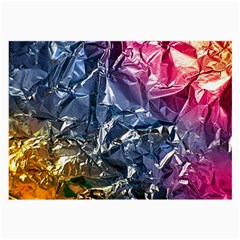 Texture   Rainbow Foil By Dori Stock Glasses Cloth (large, Two Sided)