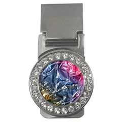 Texture   Rainbow Foil By Dori Stock Money Clip (cz)