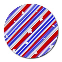 American Motif 8  Mouse Pad (round)