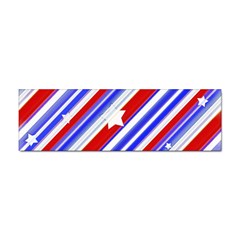 American Motif Bumper Sticker by dflcprints