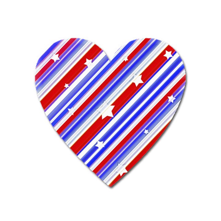 American Motif Magnet (Heart)