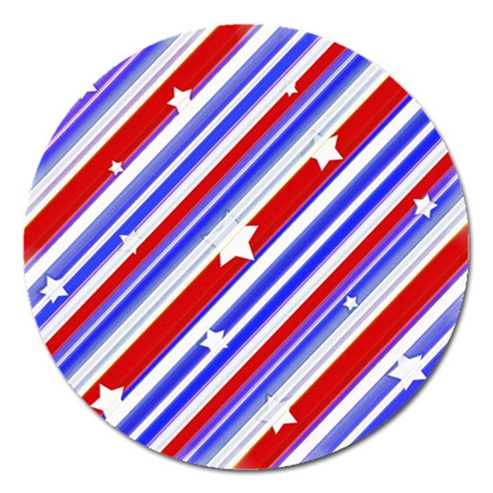 American Motif Magnet 5  (Round)