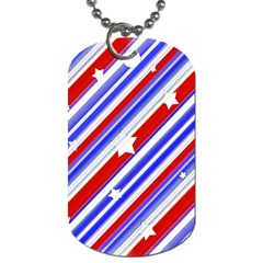 American Motif Dog Tag (two-sided)  by dflcprints