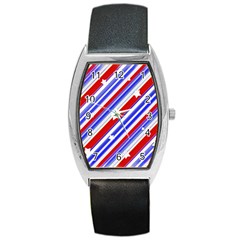 American Motif Tonneau Leather Watch