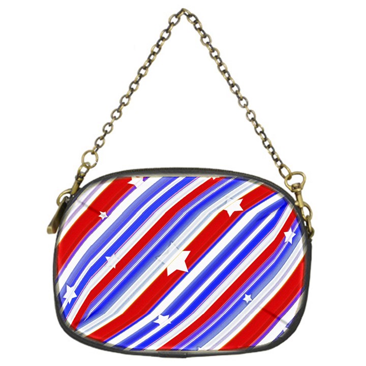 American Motif Chain Purse (One Side)