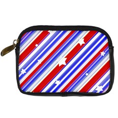 American Motif Digital Camera Leather Case by dflcprints