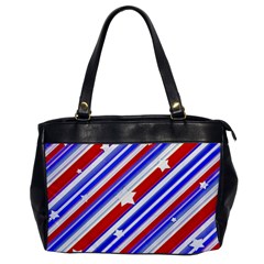 American Motif Oversize Office Handbag (one Side)