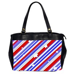 American Motif Oversize Office Handbag (two Sides)