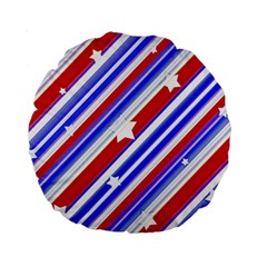 American Motif 15  Premium Round Cushion  by dflcprints