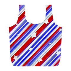 American Motif Reusable Bag (l) by dflcprints