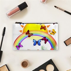 Butterfly Rainbow Days Cosmetic Bag (small)