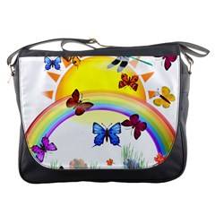 Butterfly Rainbow Days Messenger Bag