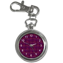 Funky Retro Pattern Key Chain Watch