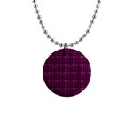 Funky Retro Pattern Button Necklace Front