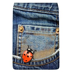 Blue Jean Lady Bug Removable Flap Cover (large) by TheWowFactor