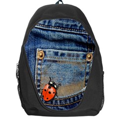 Blue Jean Butterfly Backpack Bag