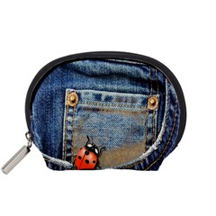 Blue Jean Butterfly Accessory Pouch (small)