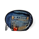 Blue Jean Butterfly Accessory Pouch (Small) Back