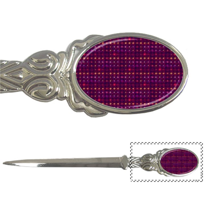 Funky Retro Pattern Letter Opener