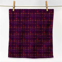 Funky Retro Pattern Face Towel