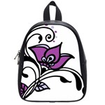 Awareness Flower School Bag (Small) Front