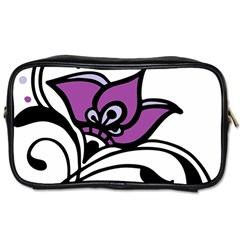 Awareness Flower Travel Toiletry Bag (one Side) by FunWithFibro