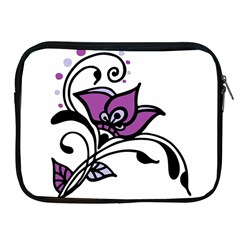 Awareness Flower Apple Ipad Zippered Sleeve