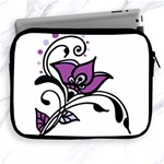 Awareness Flower Apple iPad Zippered Sleeve Front