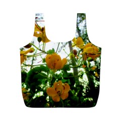 Yellow Flowers Reusable Bag (m)