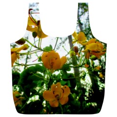 Yellow Flowers Reusable Bag (xl)