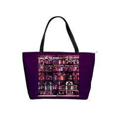 Physical Graffitied Large Shoulder Bag by SaraThePixelPixie