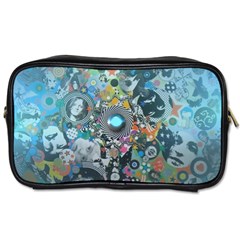 Led Zeppelin Iii Art Travel Toiletry Bag (one Side)