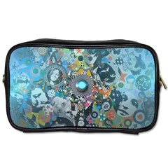 Led Zeppelin Iii Art Travel Toiletry Bag (two Sides) by SaraThePixelPixie