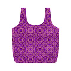 Purple Moroccan Pattern Reusable Bag (m)