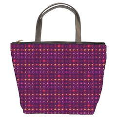 Funky Retro Pattern Bucket Handbag