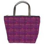 Funky Retro Pattern Bucket Handbag Front