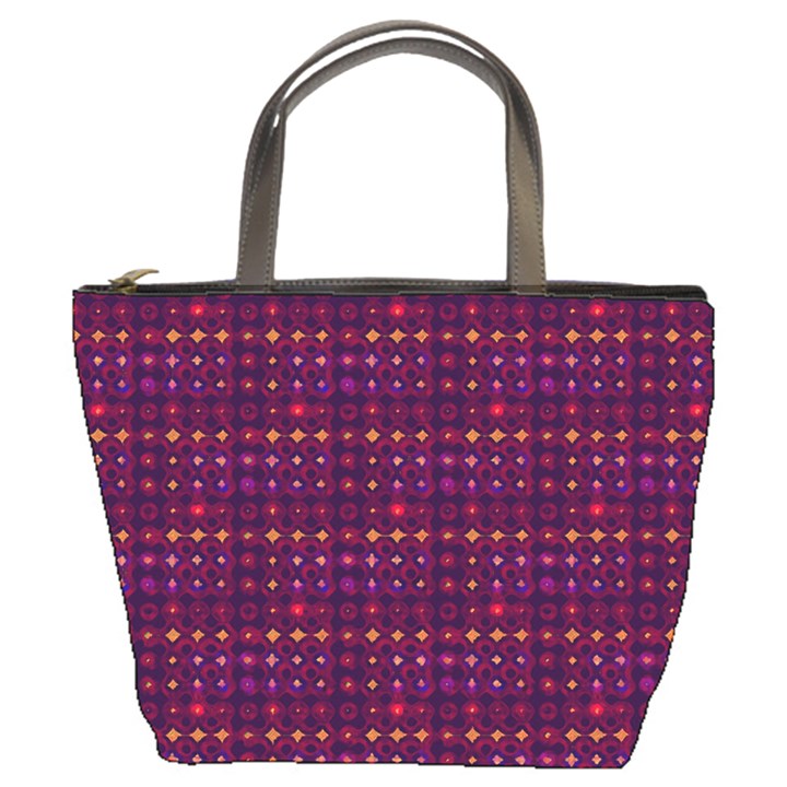 Funky Retro Pattern Bucket Handbag