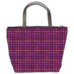 Funky Retro Pattern Bucket Handbag Back