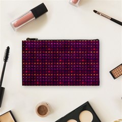 Funky Retro Pattern Cosmetic Bag (small) by SaraThePixelPixie