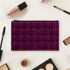 Funky Retro Pattern Cosmetic Bag (medium)