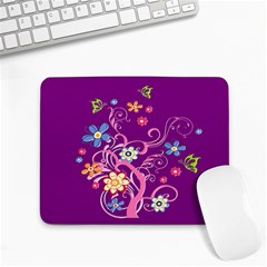 Flowery Flower Small Mouse Pad (rectangle)