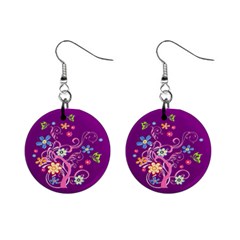 Flowery Flower Mini Button Earrings