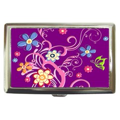 Flowery Flower Cigarette Money Case