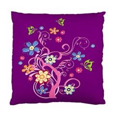 Flowery Flower Cushion Case (single Sided)  by SaraThePixelPixie