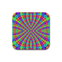 Many Circles Drink Coaster (square) by SaraThePixelPixie