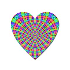 Many Circles Magnet (heart)