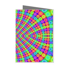 Many Circles Mini Greeting Card (8 Pack) by SaraThePixelPixie