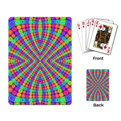 Many Circles Playing Cards Single Design