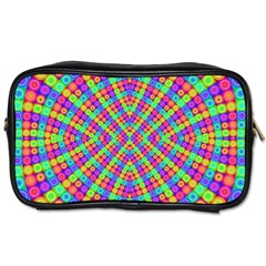 Many Circles Travel Toiletry Bag (one Side)