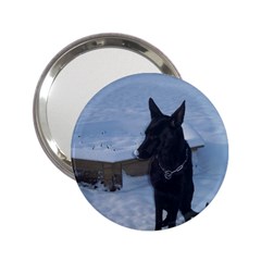 Snowy Gsd Handbag Mirror (2 25 ) by StuffOrSomething